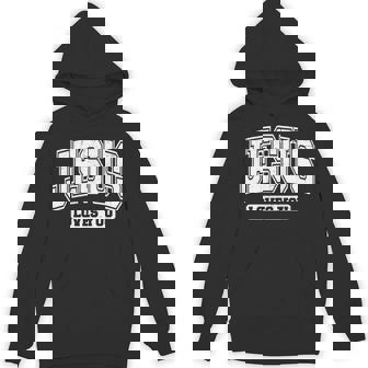 Jesus Loves You Vintage Style Christian Faith Unisex Hoodie - Monsterry