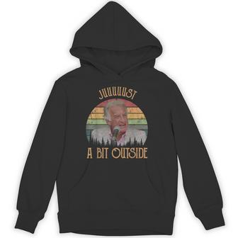 Just A Bit Outside Baseball Vintage Hoodie - Thegiftio UK