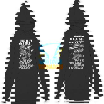 Just A Boy Who Loves Tornadoes Storm Weather Chaser Hoodie - Thegiftio UK
