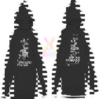 Kawaii Rabbit Hare Night Hooper Night Bunny 8-Bit Pixel Art Tank Top Unisex Hoodie - Monsterry