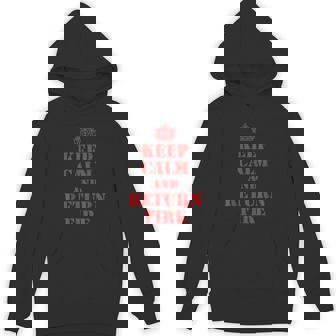 Keep Calm And Return Fire Veteran Brotherhood Unisex Hoodie - Monsterry