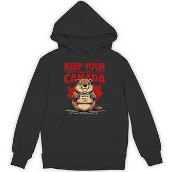 Keep Your Tiny Hands Off Canada Is Not For Sale Hoodie - Thegiftio UK