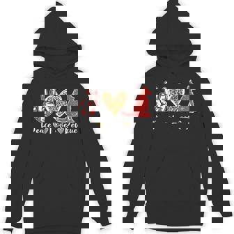 Ki Peace Love Rescue Adopt Dog Lover Costume Puppy Mom Unisex Hoodie - Monsterry