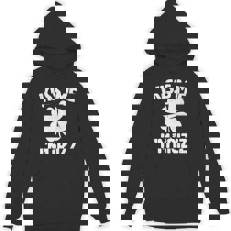 Kiss Me I'm IRizz Irish Rizz Lucky Saint Patricks Day Clover Premium Unisex Hoodie - Monsterry