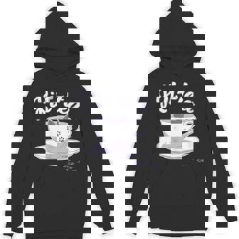 Kit- Tea Beverage Herbal Coffee Drinker Cat Lover Unisex Hoodie - Monsterry