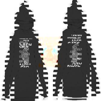 You Know What Rhymes With Camping Alcohol Camping Lovers Unisex Hoodie - Monsterry