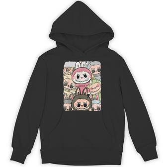 Labubu Cute Labubu The Monsters Pink Meme Hoodie - Thegiftio UK