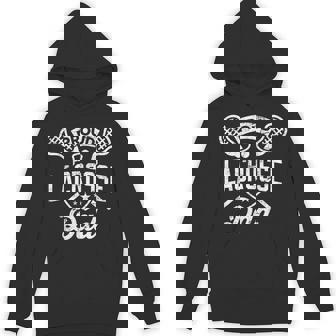 Lacrosse Dad Vintage Proud Lacrosse Father Men Hoodie - Seseable