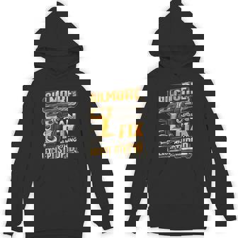 Last Name GILMORE Can Fix Anything Except Stupid Unisex Hoodie - Thegiftio UK