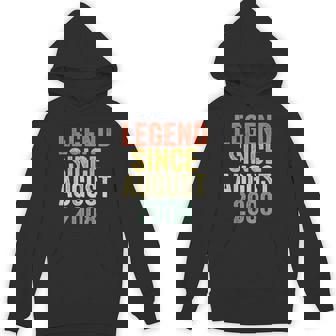 Legend Since August 2008 11Th Birthday Hoodie | Mazezy