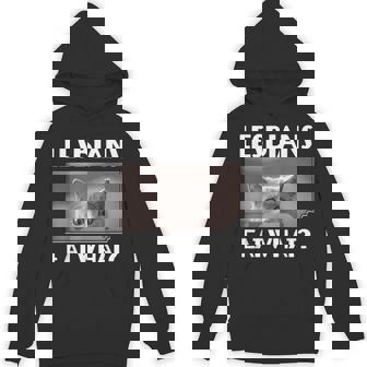 Lesbians Eat What Scared Kitten LGBT Unisex Hoodie - Monsterry
