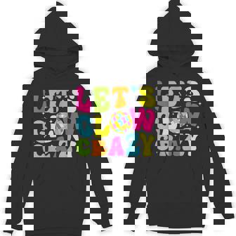 Let's Crazy Retro Birthday Party Glowing 80S 90S Group Team Hoodie | Mazezy