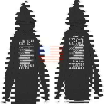 Let's Go Brandon Shirt Vintage Lets Go Brandon American Flag Unisex Hoodie - Monsterry