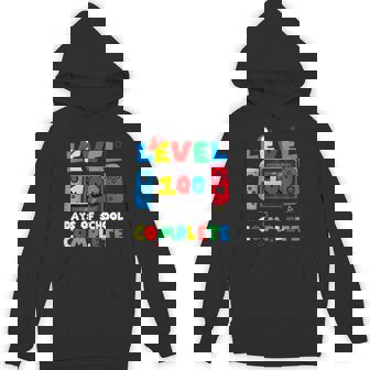 Level 100 Days Of School Complete Gamer Video Games Boys Hoodie - Seseable