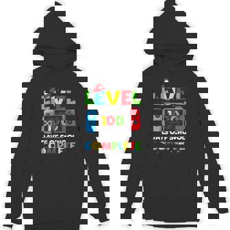 Level 100 Days Of School Complete Video Game 100Th Day Boys Hoodie - Thegiftio