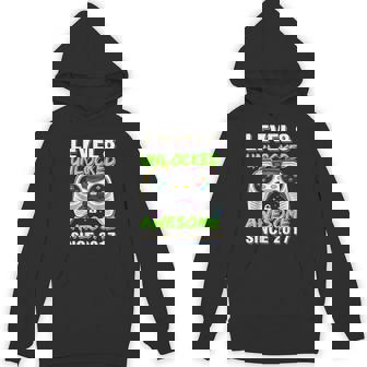 Level 8 Unlocked Awesome Since 2017 8Th Birthday Gaming Boys Hoodie - Thegiftio UK
