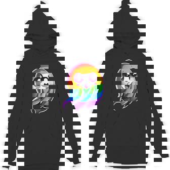 LGBTQ Ghost Rainbow Gay Pride Unisex Hoodie - Monsterry