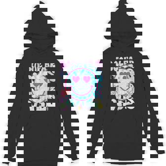 Library Book Fair Vibe Groovy Retro Tie Dye School Reading Unisex Hoodie - Monsterry