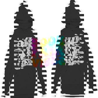 Library Book Fair Vibe Tie Dye School Reading Nostalgic Unisex Hoodie - Monsterry