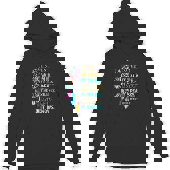 Listen To The Wind It Talks Listen To The Silence It Speaks Hoodie - Thegiftio