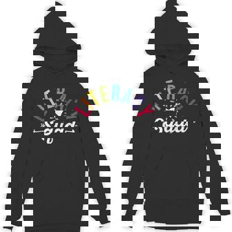 Literacy Squad Reading Teacher Interventionist Specialist Unisex Hoodie - Monsterry