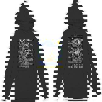 I Live In A Van-Gogh Down-By The River Vintage Hoodie | Mazezy