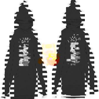 Llamen Llama Ramen Noodles Cute Kawaii Japanese Anime Unisex Hoodie - Monsterry