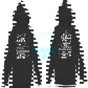 Lola Of The Birthday Boy Dog Paw Bday Party Celebration Unisex Hoodie - Monsterry
