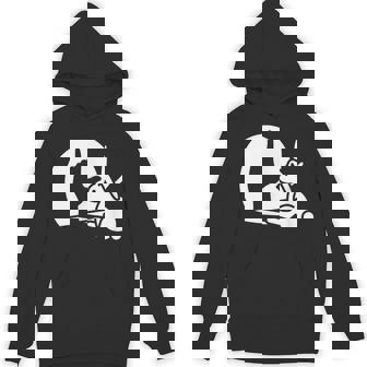 Loser Funny Rabbit Shadow Hand Sign Language Bunny Humor Unisex Hoodie - Monsterry