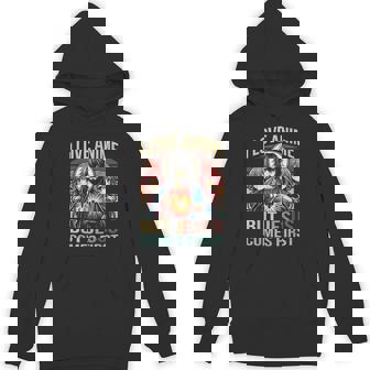 I Love Anime But Jesus Comes First Anime Japanese Anime Fan Hoodie - Monsterry