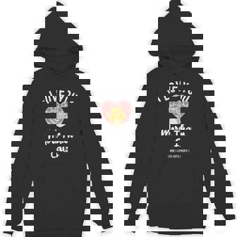 I Love You More Than Cats Heart Valentines Day Unisex Hoodie - Monsterry