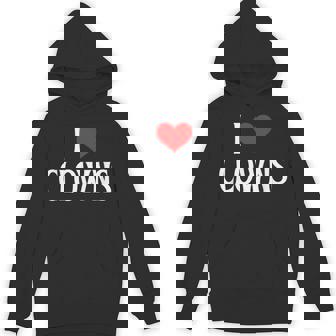I Love Clowns I Heart Clowns Halloween Spirit Clown Lover Unisex Hoodie - Monsterry