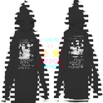 I Love My Daddy Bunnies Easter Eggs Bunny Father's Day Unisex Hoodie - Monsterry