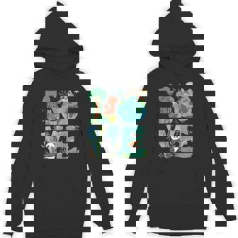 Love Earth Day Planet 2025 Anniversary Environmental Animals Hoodie | Seseable CA
