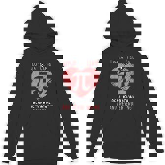 Love Is Like Pi Valentines Math Teacher Pi Day Unisex Hoodie - Monsterry