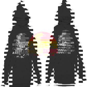 Maddox Saurus Personalized Dinosaur T Rex Boys Name Unisex Hoodie - Monsterry