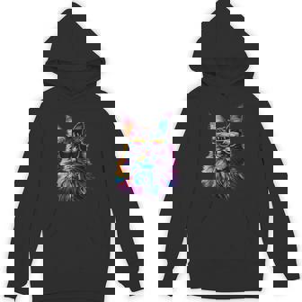 Maine Coon Cat Lovers Pop Art Maine Coon Cat Unisex Hoodie - Monsterry