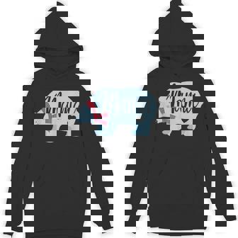 Mama Polar Bear Christmas Pajama Match For Family Mom Unisex Hoodie - Monsterry