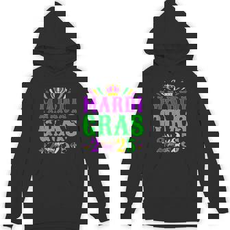 Mardi Gras 2025 Jester Costume Mardi Gras Family Celebration Hoodie - Monsterry