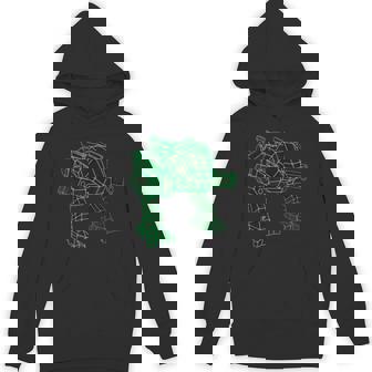 Mecha Retro Mech Robot Gaming Video Gamer 80s Graphic Unisex Hoodie - Monsterry