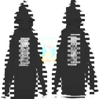 The Mega Pint Tarot Card Halloween Hearsay Wine Goth Unisex Hoodie - Monsterry