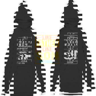 Mens Like Father Like Son Oh Crap Daddy Vintage Unisex Hoodie - Monsterry