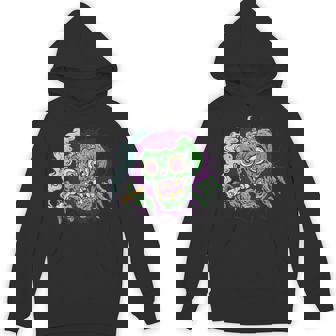 Merging Zombie Head Unisex Hoodie - Monsterry