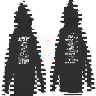 Merry Liftmas Santa Claus Workout Gym Fitness Unisex Hoodie - Monsterry