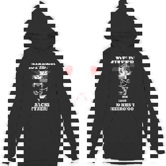 Midfielder Because Attacker Need Heroes Lacrosse Player Men Unisex Hoodie - Monsterry
