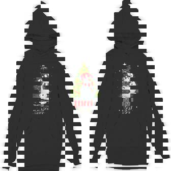 Mimi Crew Snowman In Snow Matching Family Christmas Unisex Hoodie - Monsterry