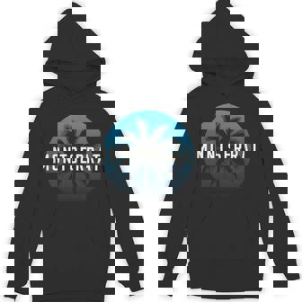 Montserrat Vintage Palm Tree Beach Hoodie - Thegiftio UK