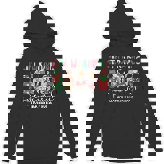 Mother Baby Nurse Christmas Mom Baby Nurse Xmas Party Unisex Hoodie - Monsterry
