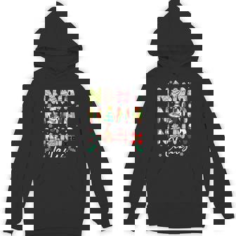Nana Claus Tree Cake Cookie Santa Christmas Party Snowflake Unisex Hoodie - Monsterry
