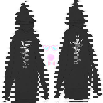 Nerdy Giraffe Nerd Giraffe Lover Zoo Animal Wildlife Unisex Hoodie - Monsterry